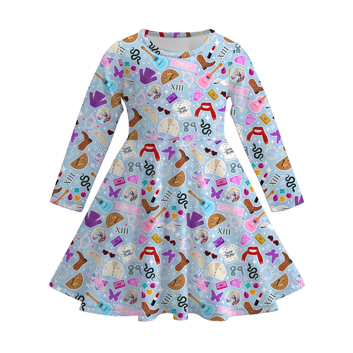 (Pre Order)Girls TS Print Twirl Dress