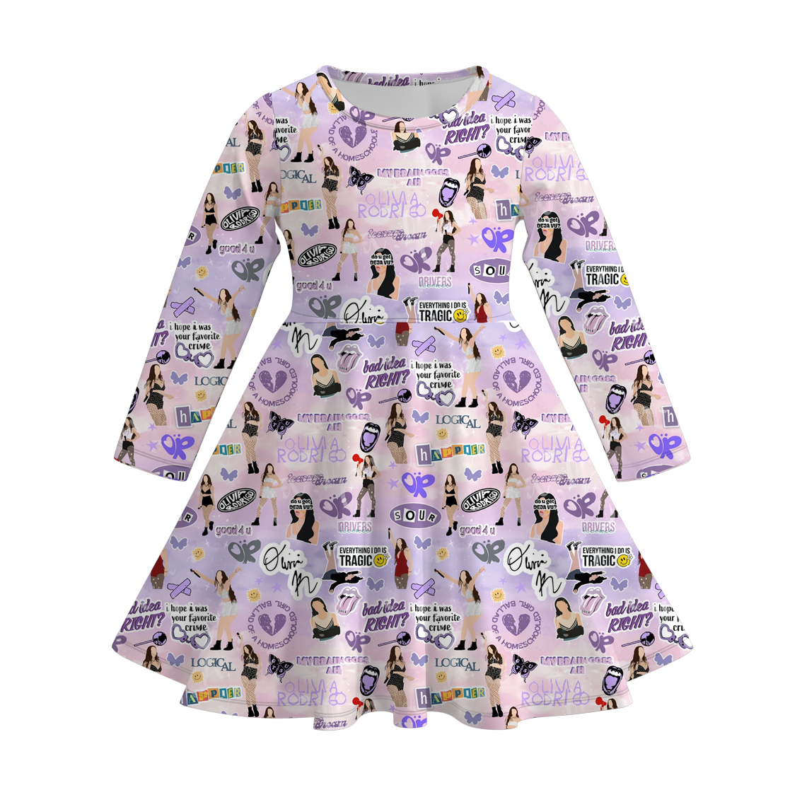 (Pre Order)Girls TS Print Twirl Dress