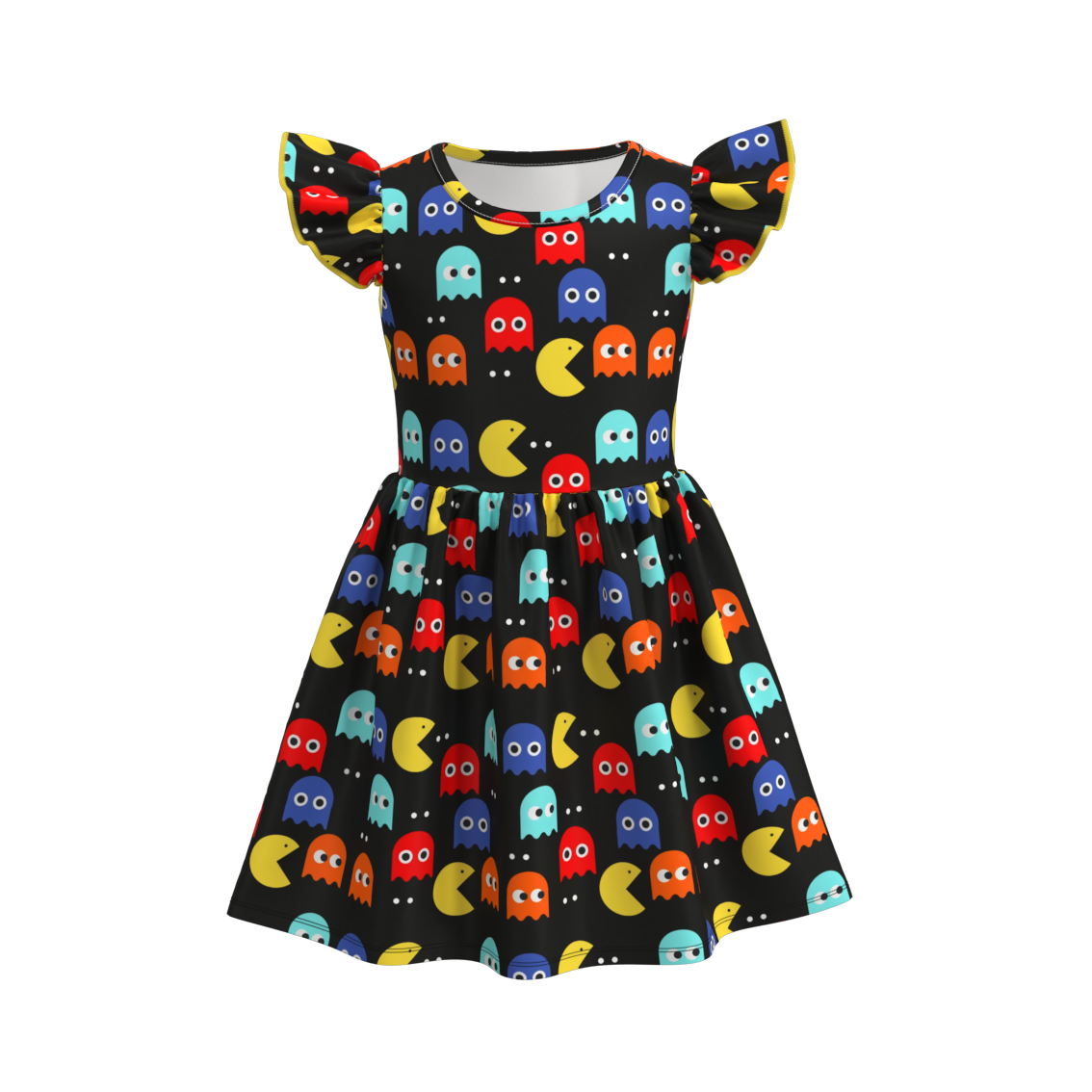 (Pre Order)Girls Cute Cartoon Print Dress