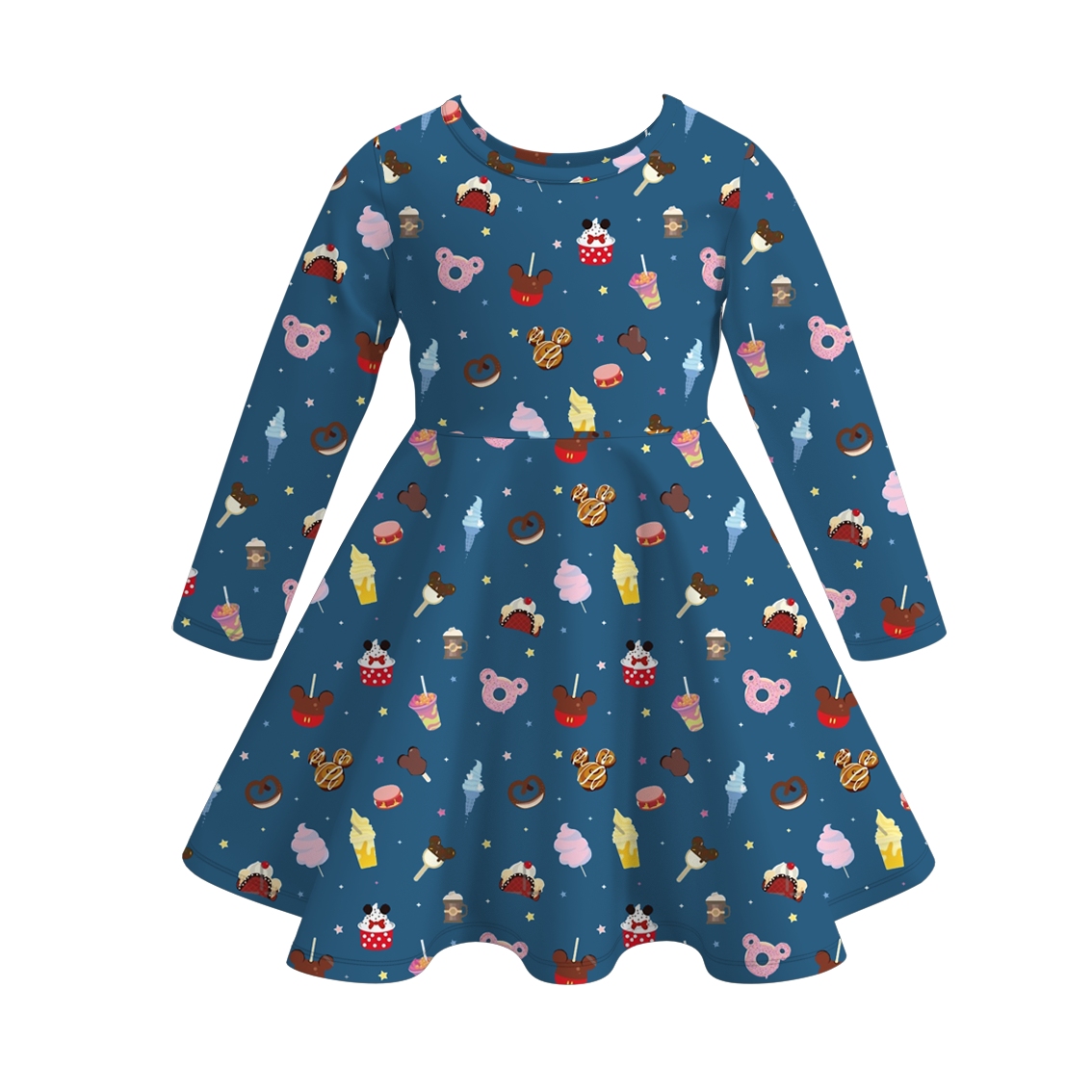 (Pre Order)Girls Scout Cookie Print Dress
