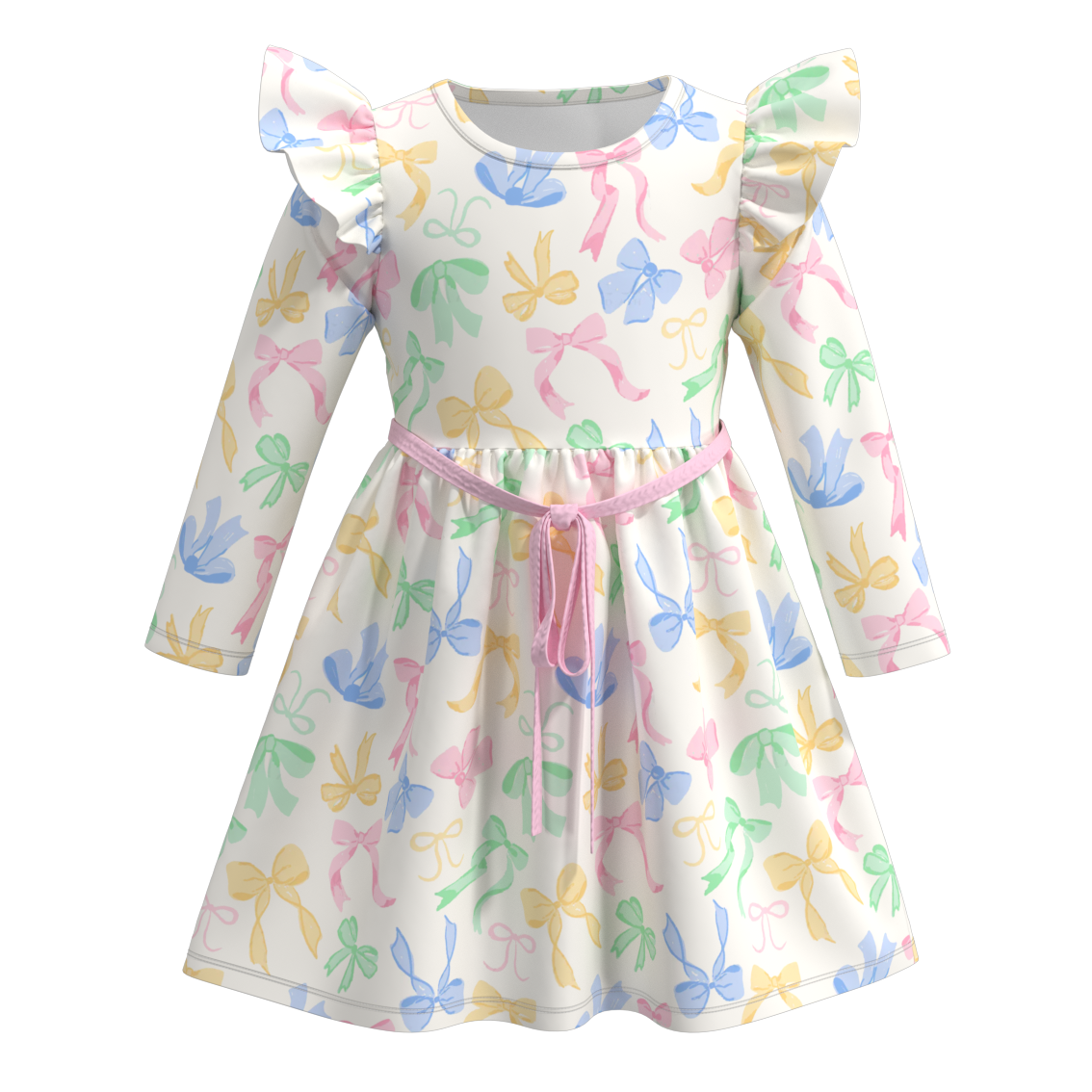 (Pre Order)Girls Valentine's Day Print Dress