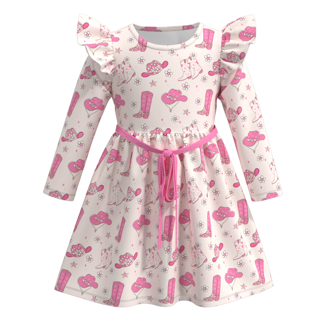 (Pre Order)Girls Valentine's Day Print Dress