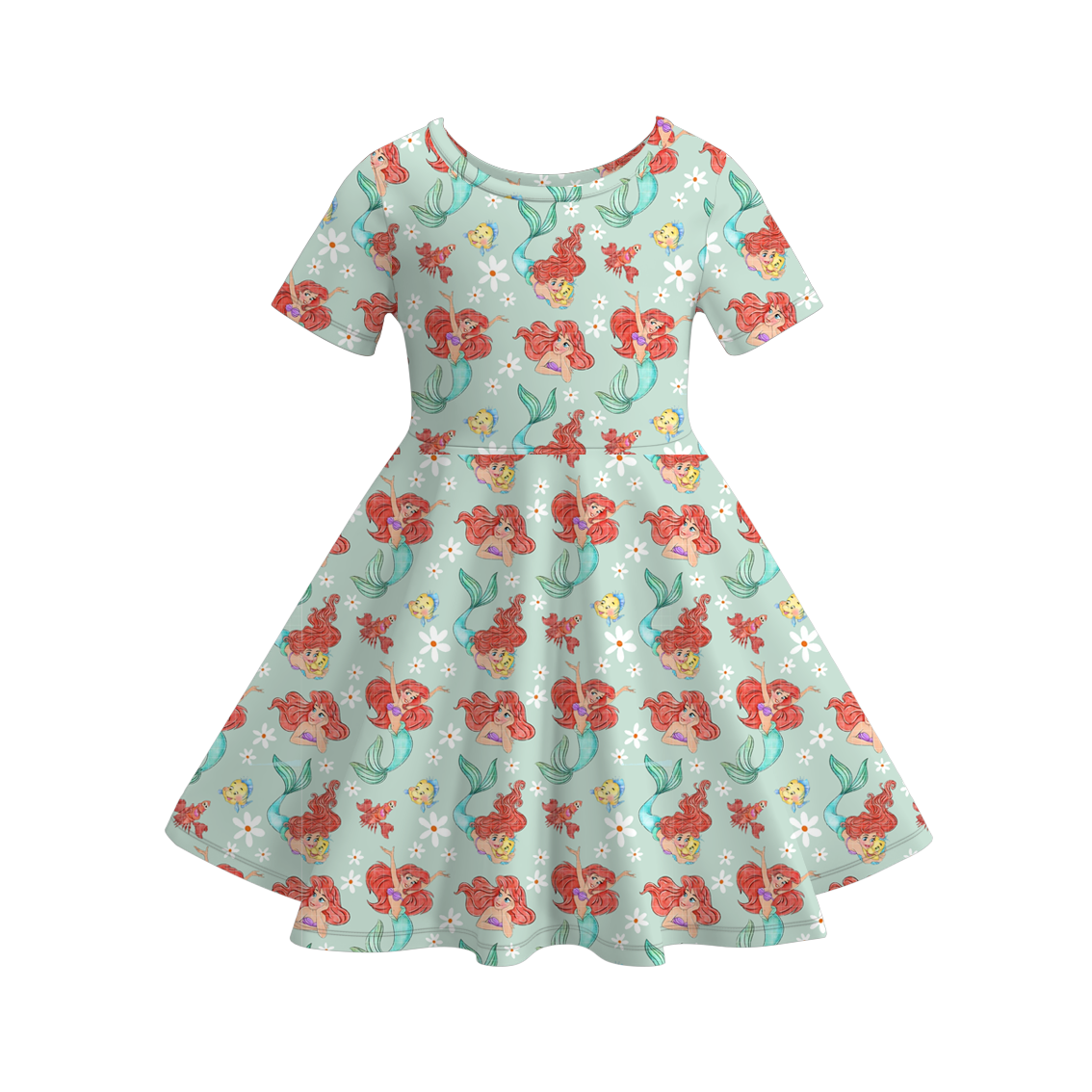 (Pre Order)Girls Fall Princess Print Dress