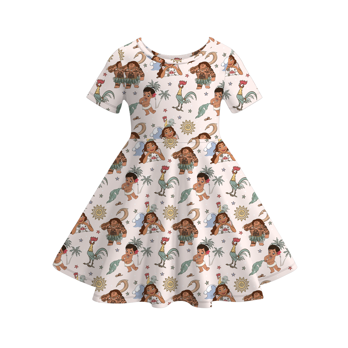 (Pre Order)Girls Fall Princess Print Dress