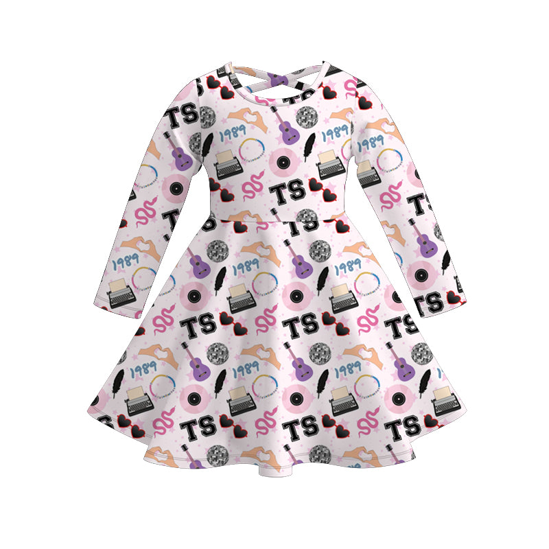 (Pre Order)Girls Valentine's Day Print Dress