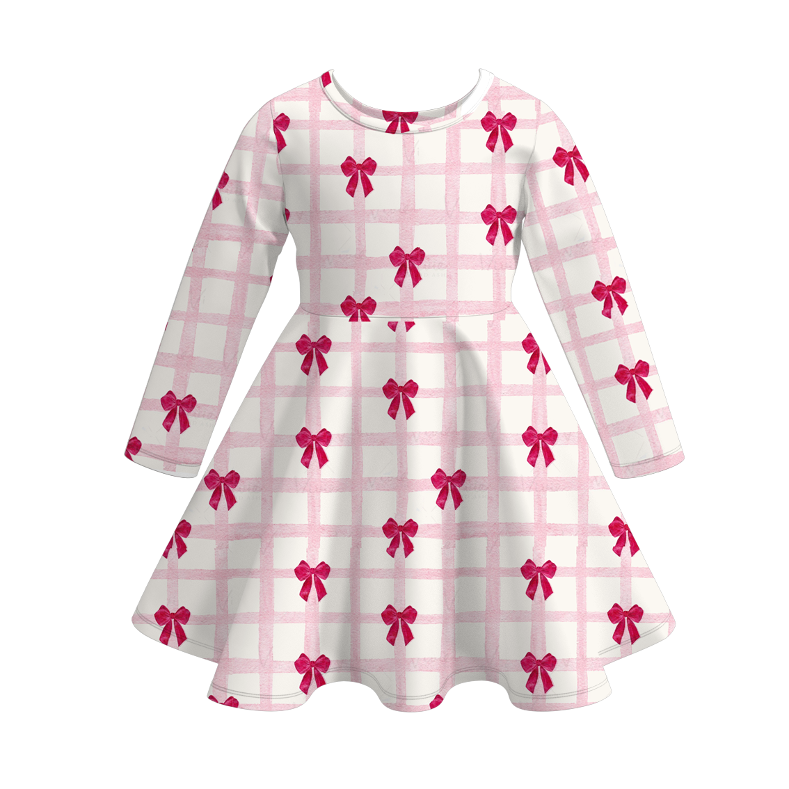 (Pre Order)Girls Valentine's Day Print Dress