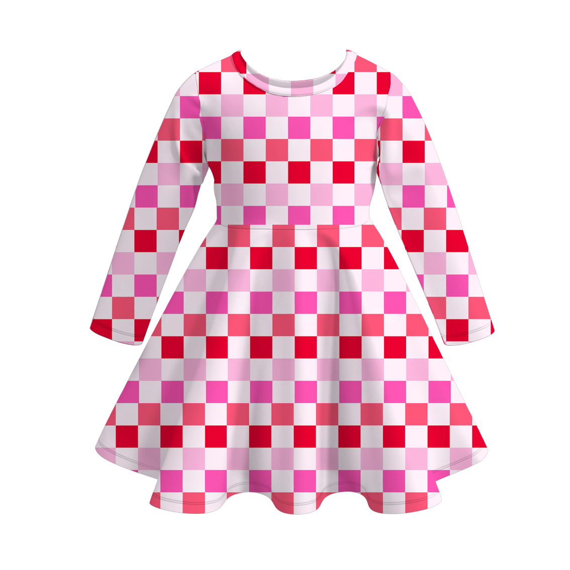 (Pre Order)Girls Valentine's Day Print Dress