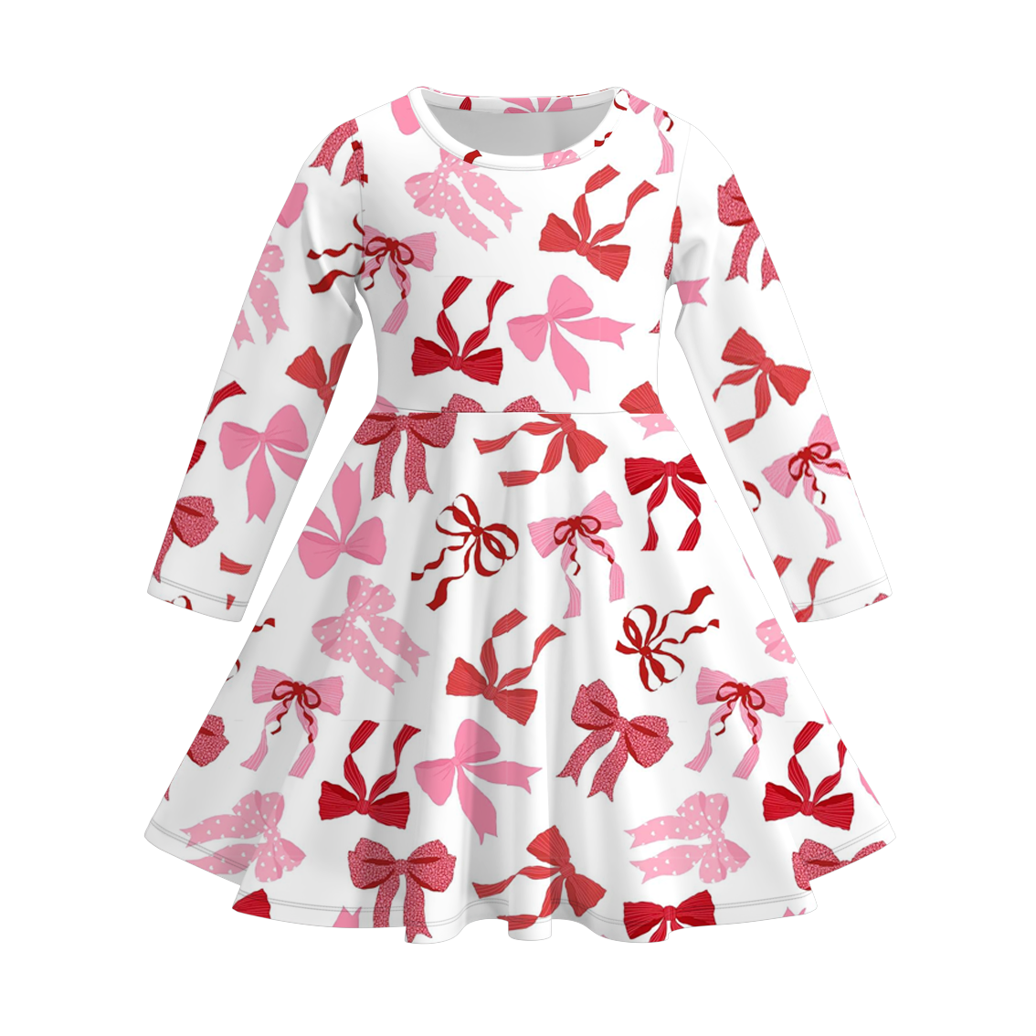 (Pre Order)Girls Valentine's Day Print Dress