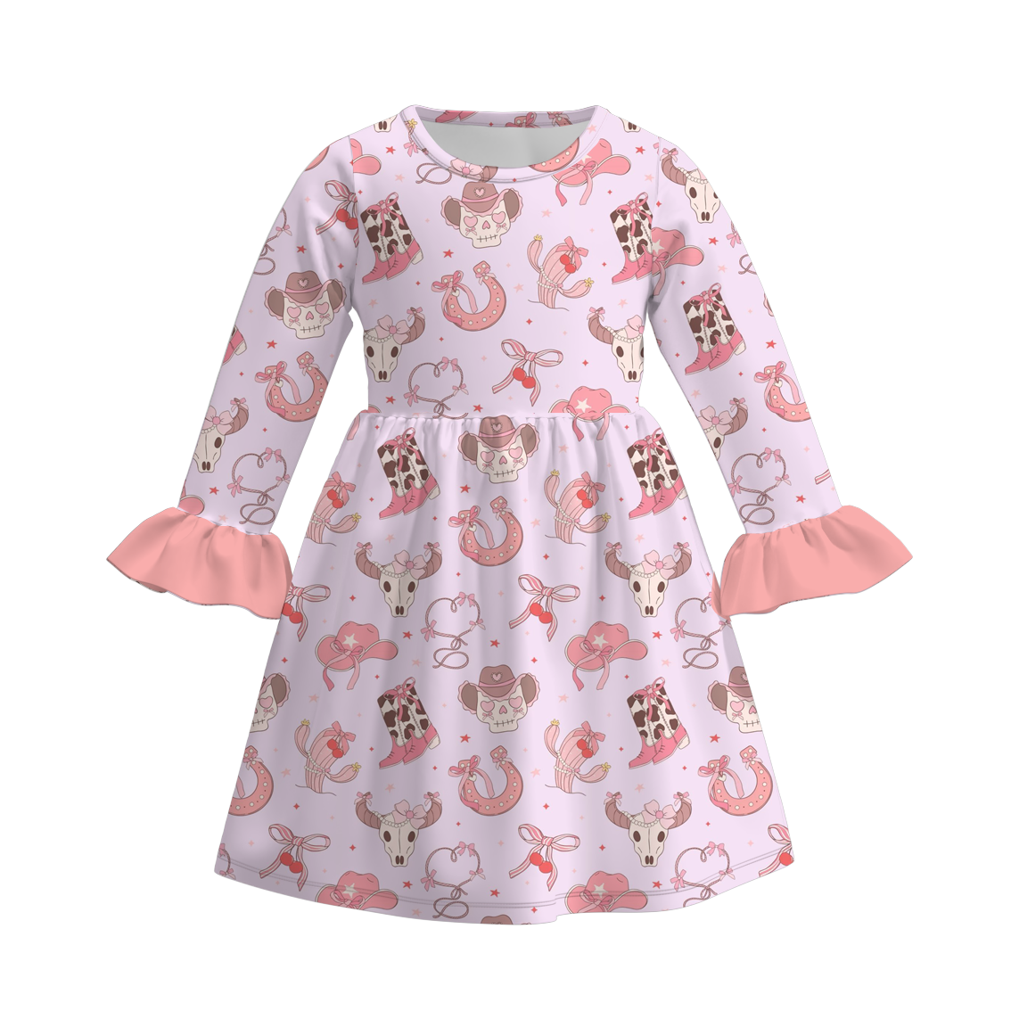 (Pre Order)Girls Valentine's Day Print Dress