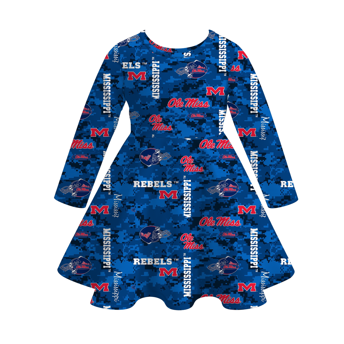 (Pre Order)Girls Football Print Milk Silk Dress