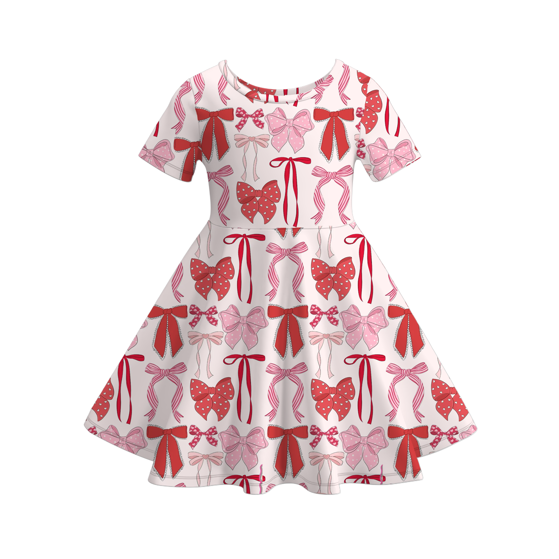 (Pre Order)Girls Valentine's Day Print Dress