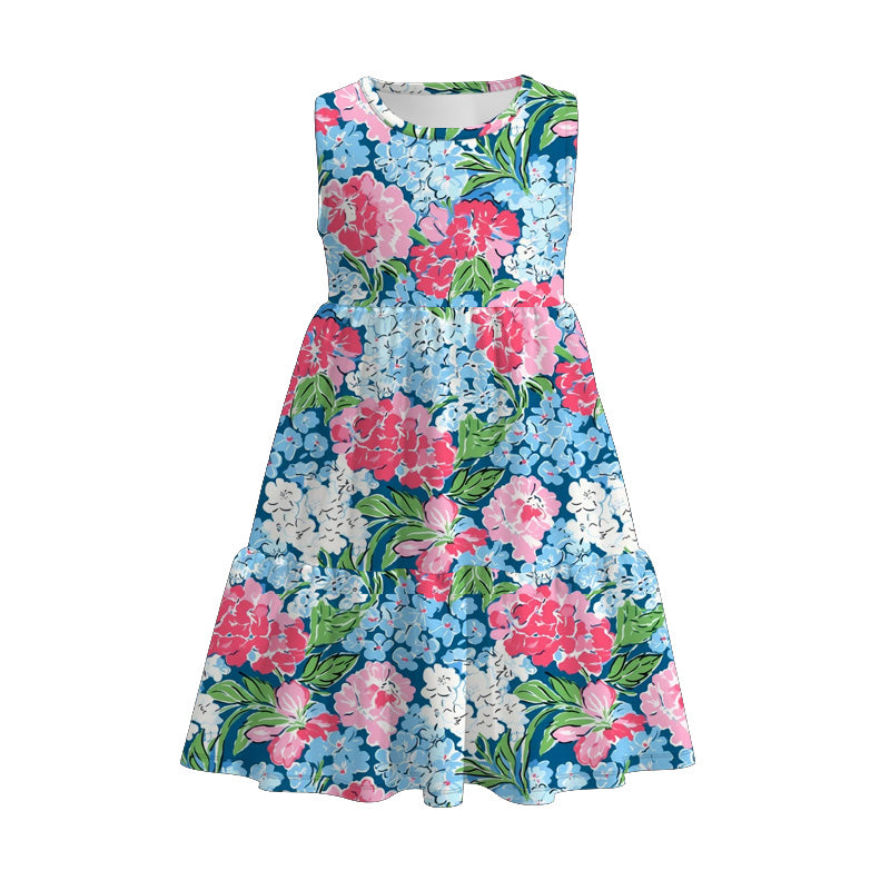 (Pre Order)Mommy&Me Spring and Summer Floral Print Dress