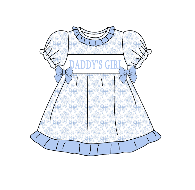 (Pre Order)Mommy and Me Spring & Summer Embroidery Smocked Dress and Romper