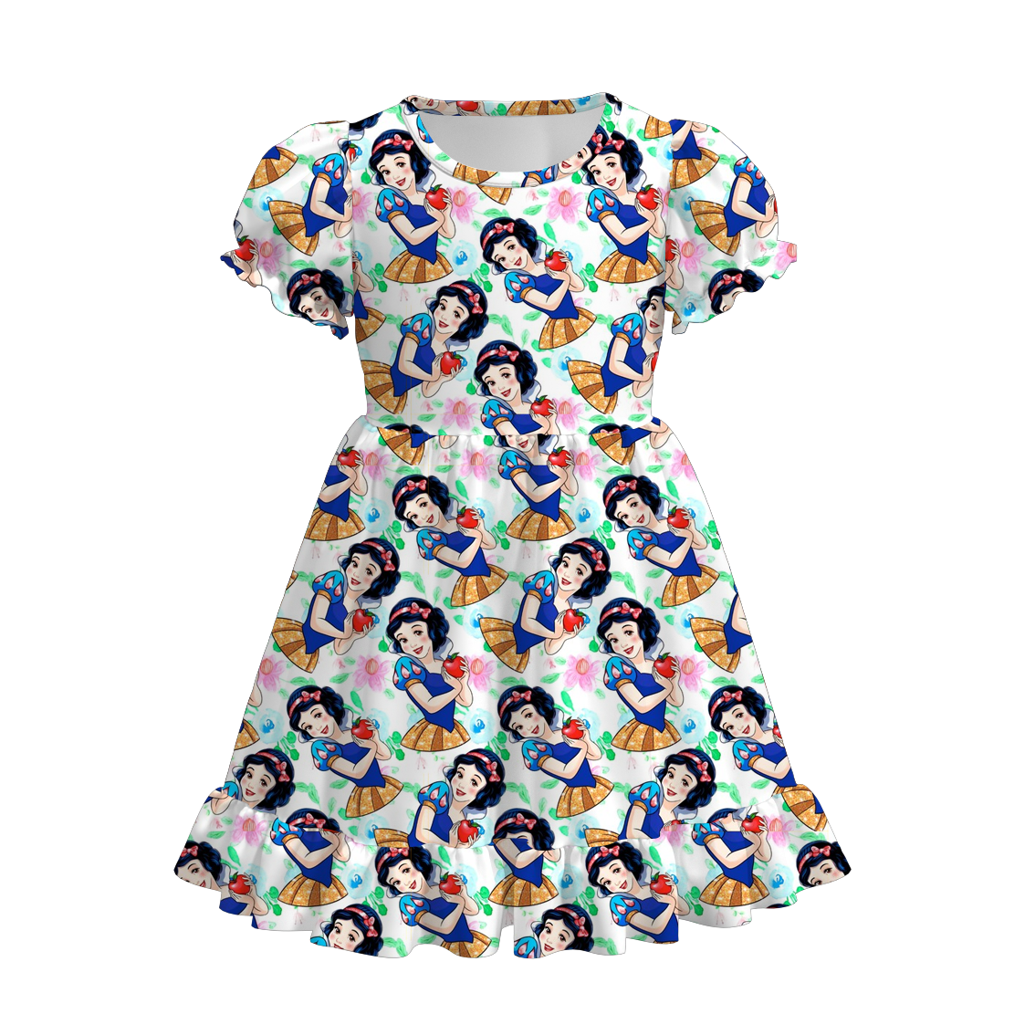 (Pre Order)Girls Spring and Summer Princess Print Dress