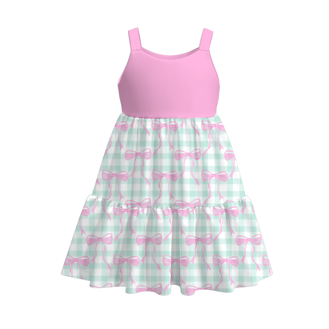 (Pre Order)Girls Summer Print Slip Dress