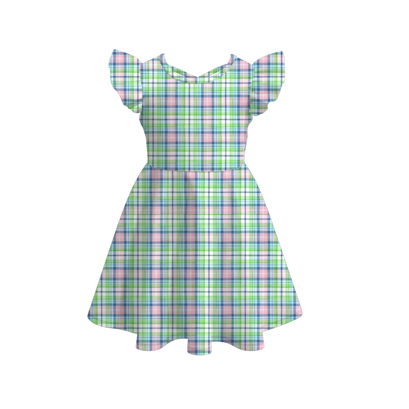 (Pre Order)Girls Easter Bunny Print Dress