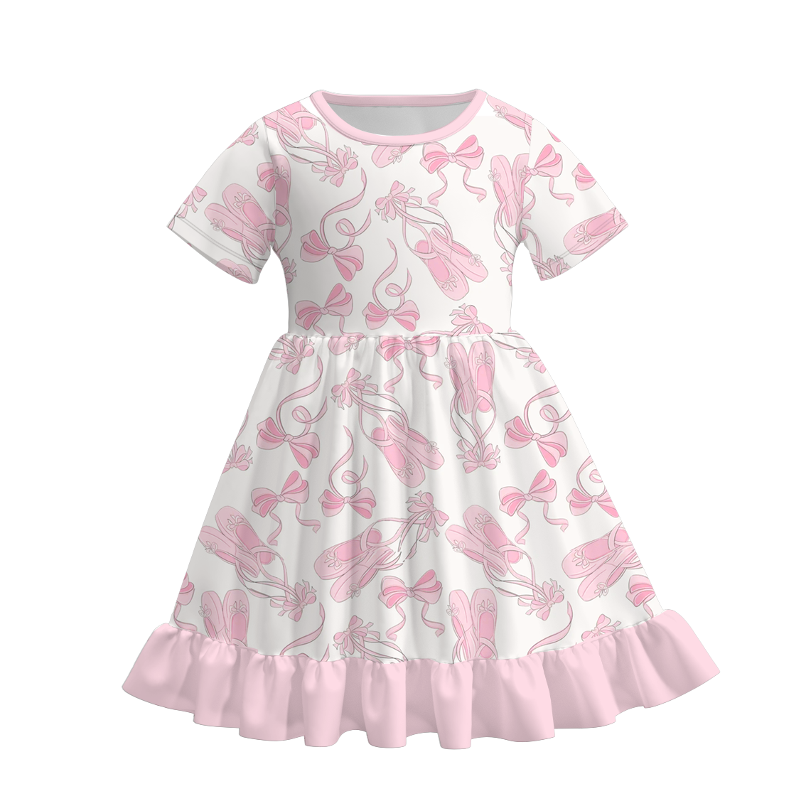 (Pre Order)Girls Spring and Summer Floral Print Dress