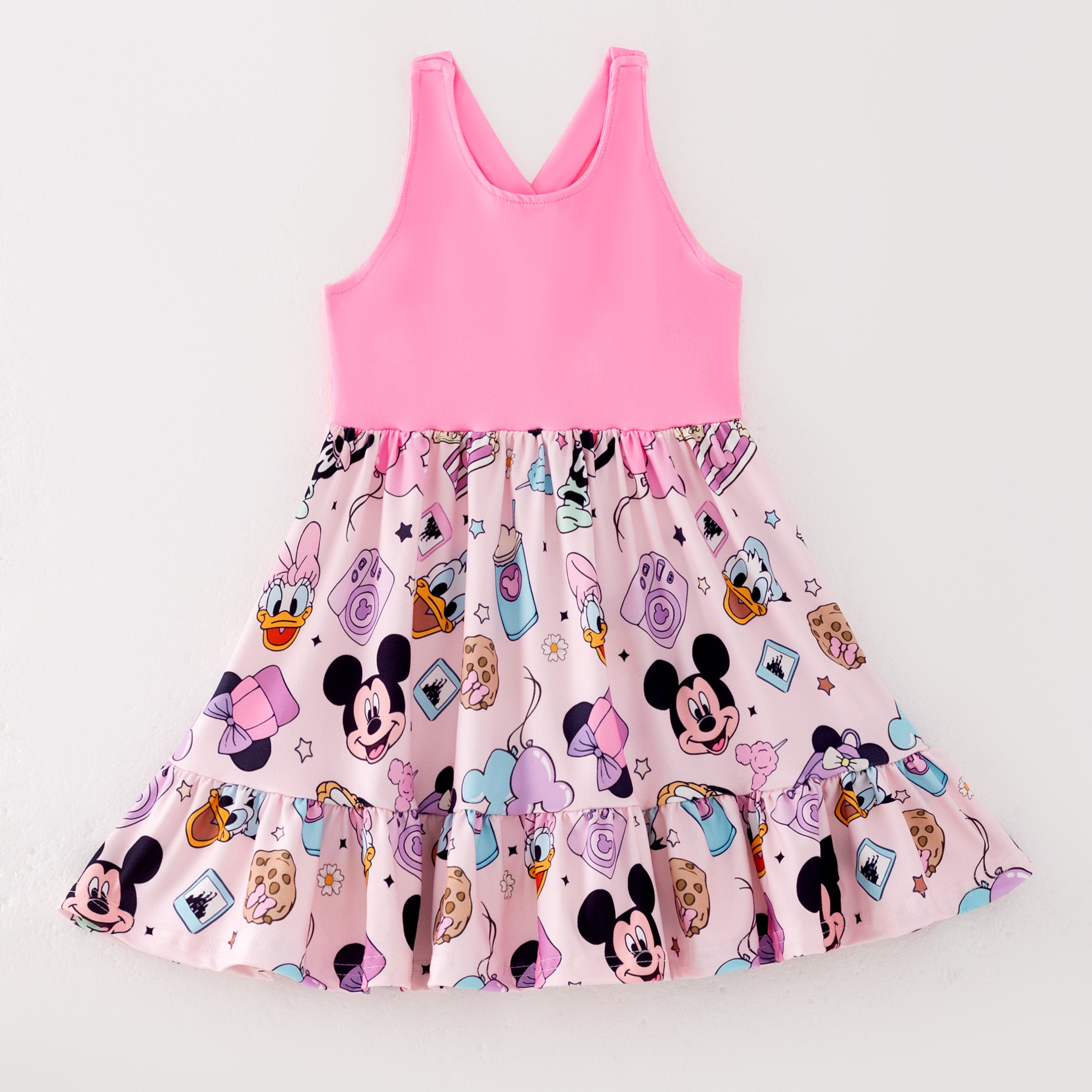 (Pre Order)Mommy and Me Spring&Summer Princess Print Dress