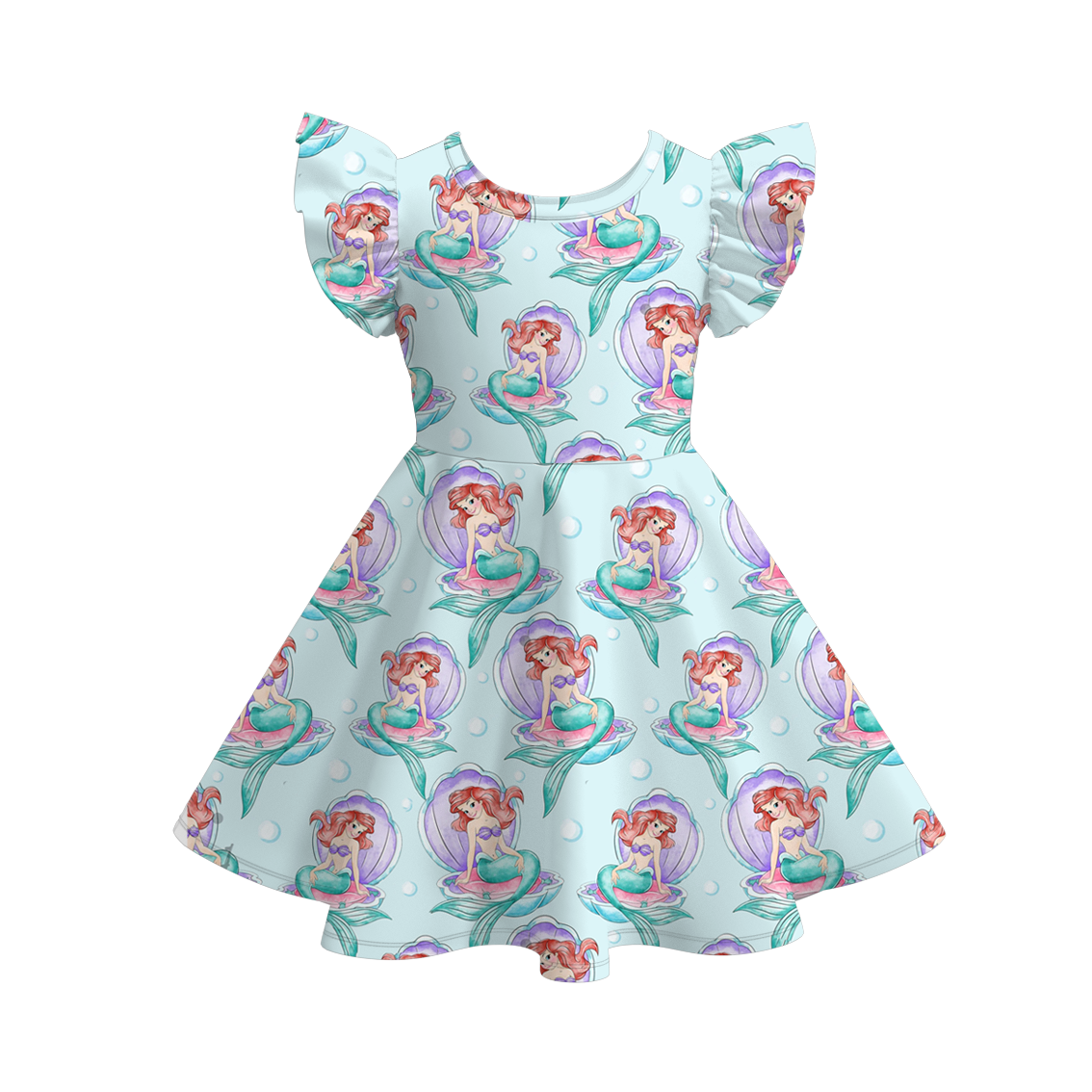 (Pre Order)Girls Spring and Summer Princess&Cartoon Print Dress