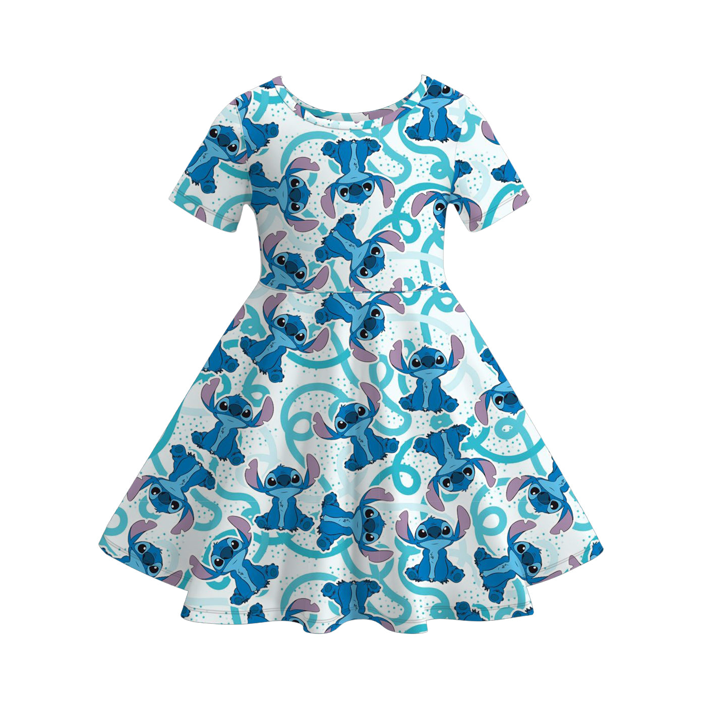 (Pre Order)Sibling Spring and Summer Cartoon Print Dress,Set,Romper&Top