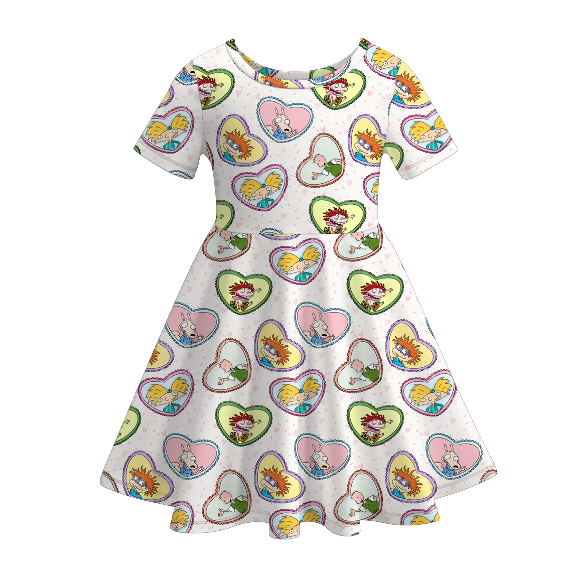 (Pre Order)Girls Spring and Summer Princess Print Dress
