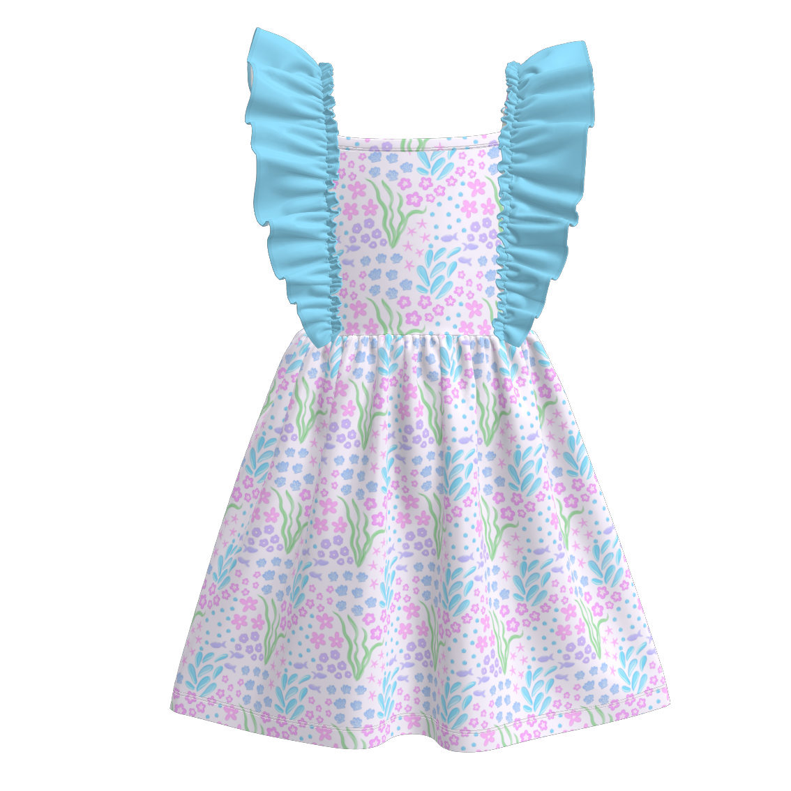 (Pre Order)Sisters Spring and Summer Bow Print Dress&Romper