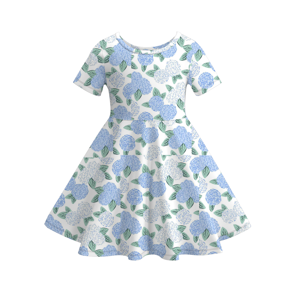 (Pre Order)Girls Spring&Summer Bow Print Dress
