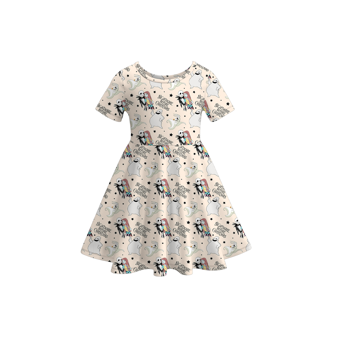 (Pre Order)Family Halloween Cartoon Print Dress&Set