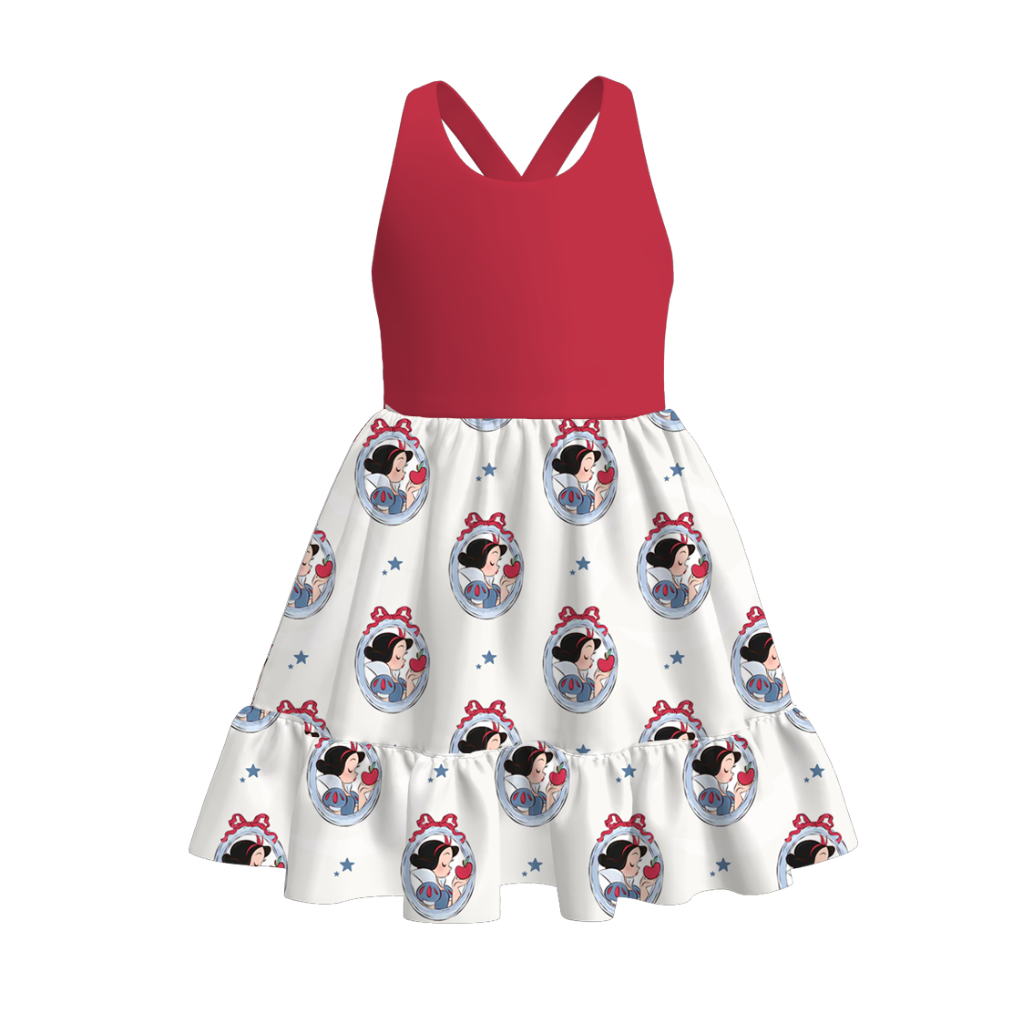 (Pre Order)Mommy and Me Spring&Summer Princess Print Dress