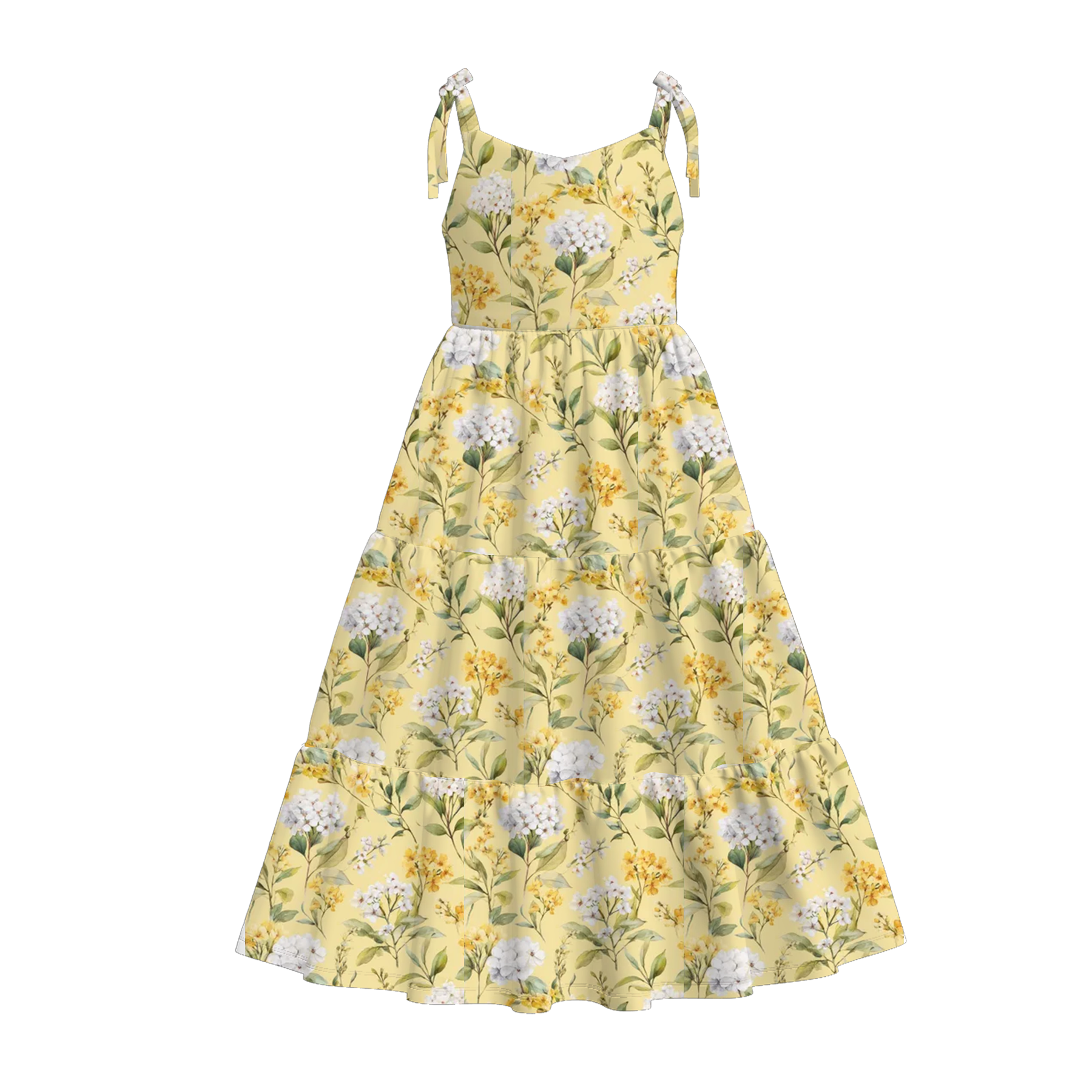 (Pre Order)Mommy&Me Spring and Summer Floral Print MAXI Dress