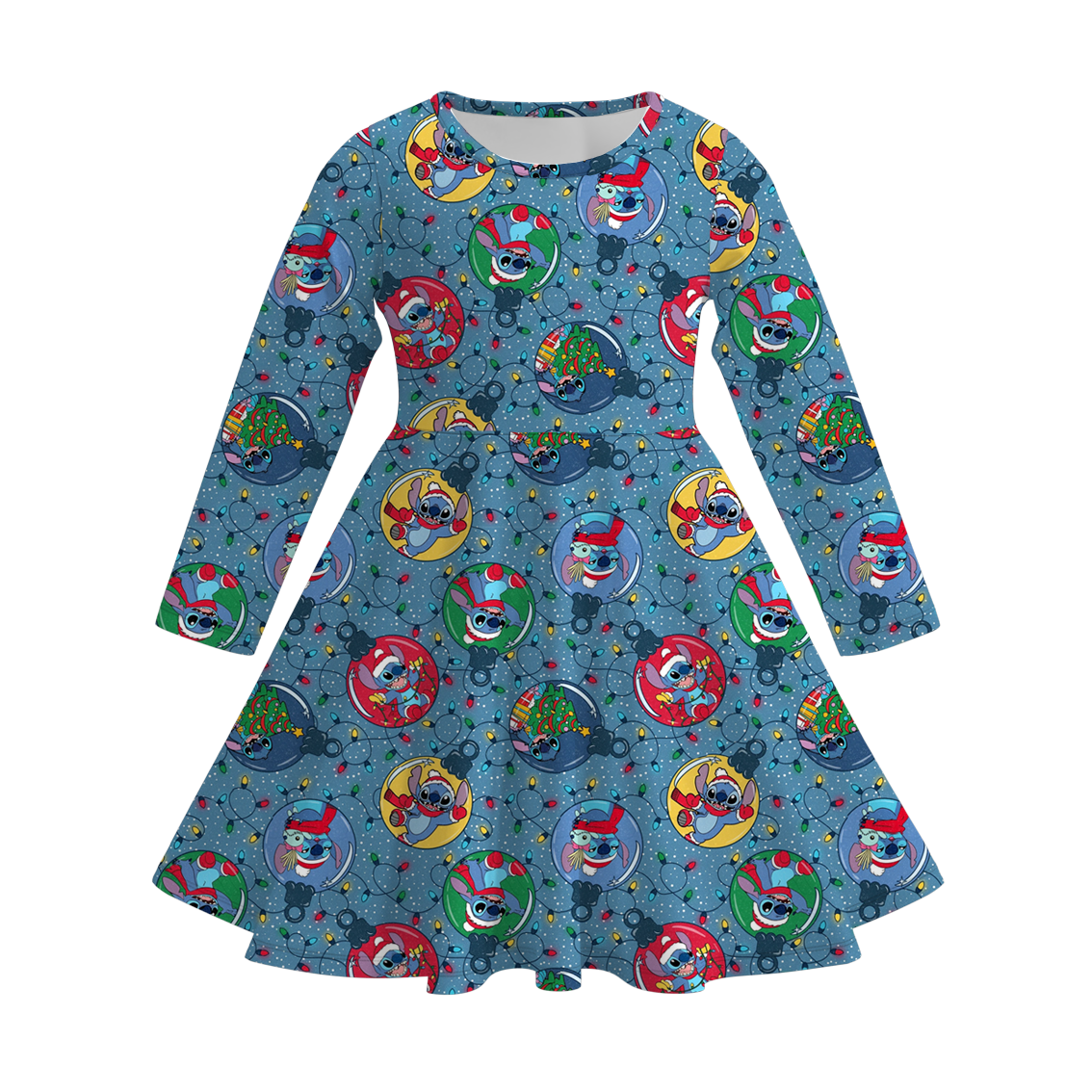 (Pre Order)Family Christmas Cartoon Print Dress,Pajamas&Top