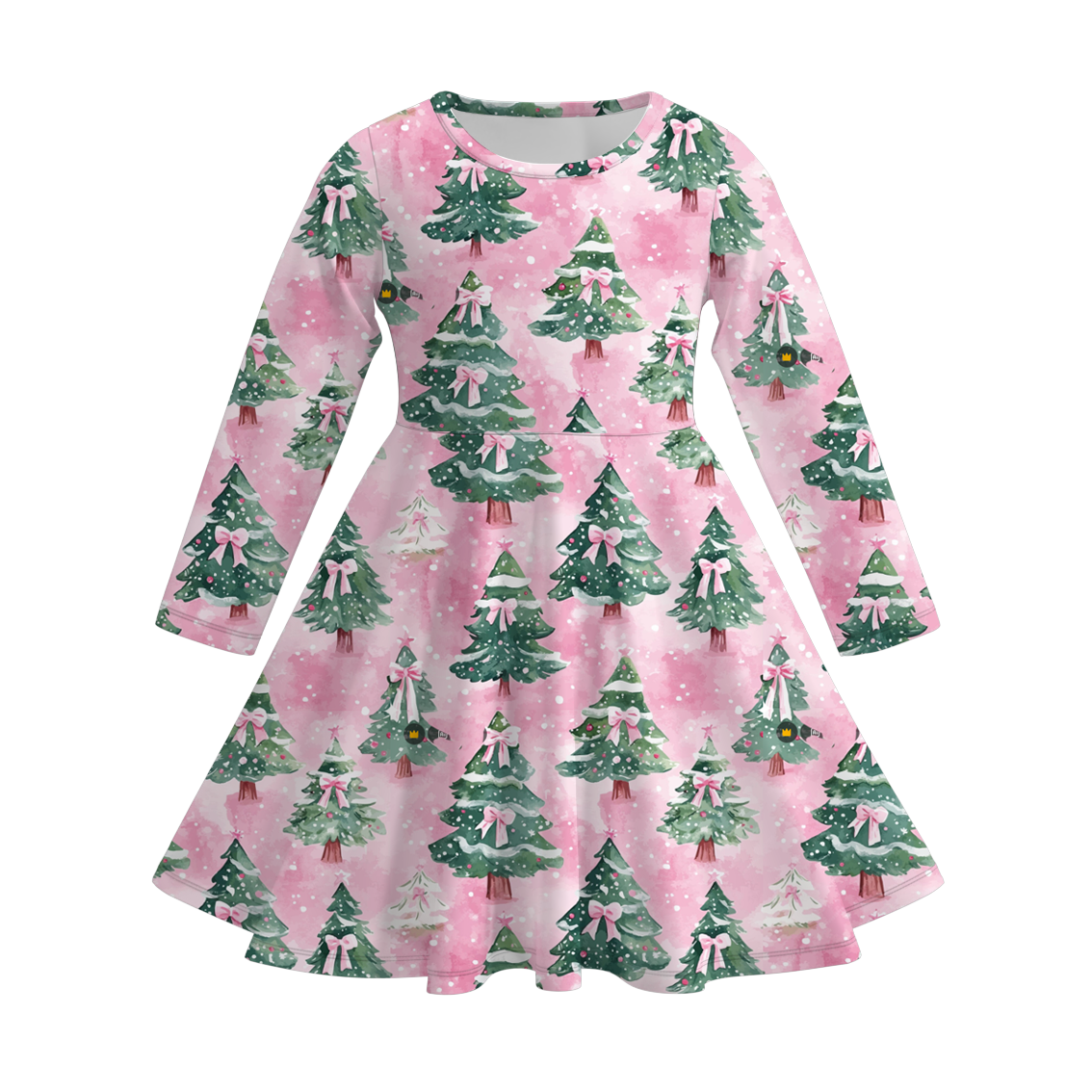 (Pre Order)Family Christmas Print Dress,Set,Top&Romper