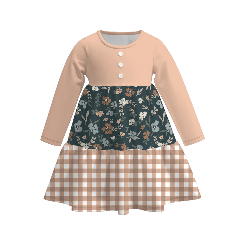 (Pre Order)Family Fall Floral Print Dress&Set