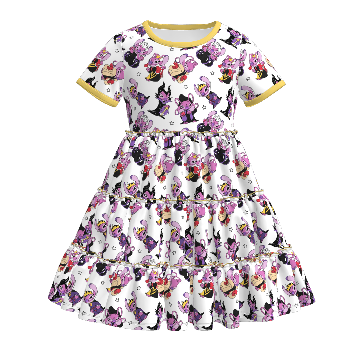 (Pre Order)Family Halloween Cartoon Print Dress,Set&Romper