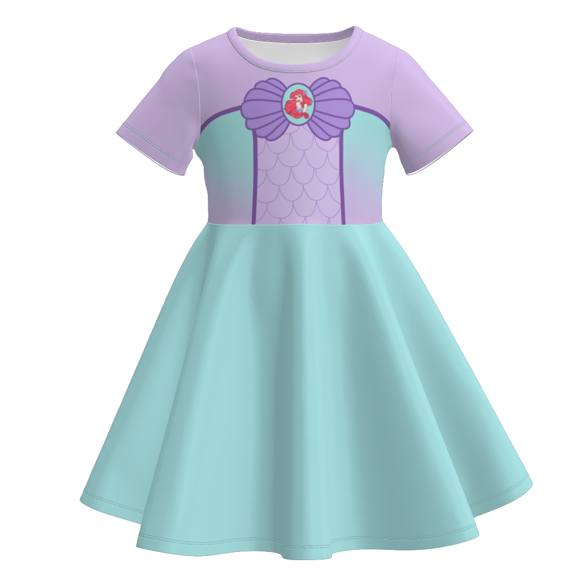 (Pre Order)Girls Summer Princess Print Dress
