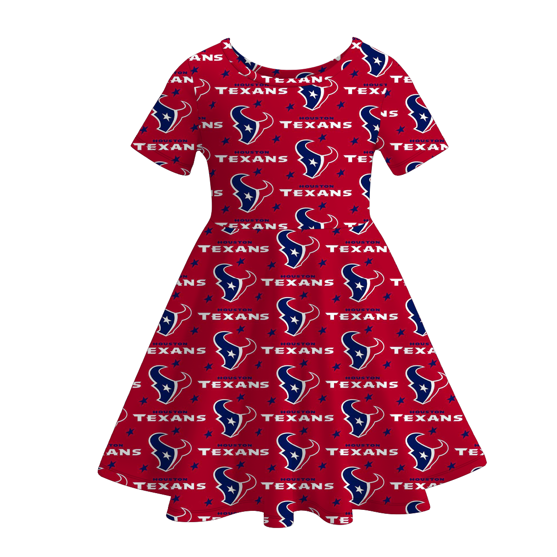 (Pre Order)Girls Summer Football Print Dress