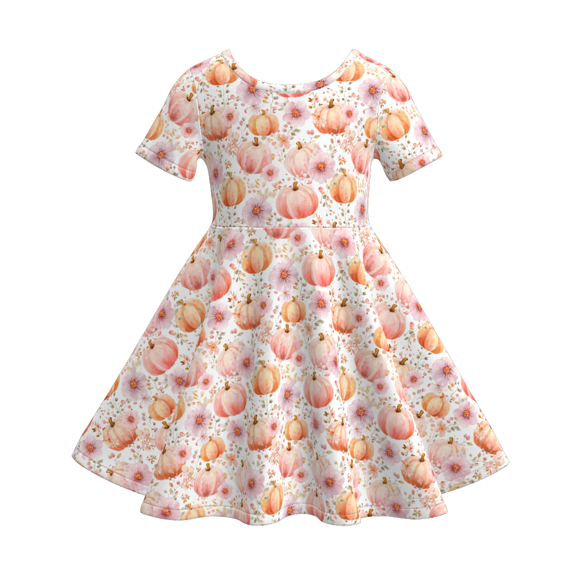 (Pre Order)Family Halloween Pumpkin Print Dress,Set&Romper