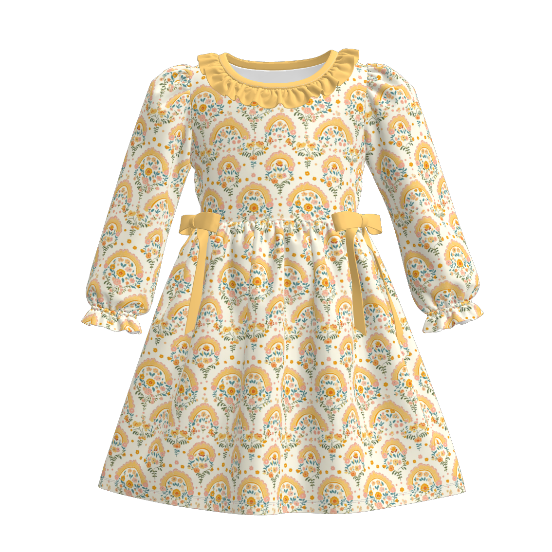 (Pre Order)Family Christmas Floral Print Dress,Set&Top