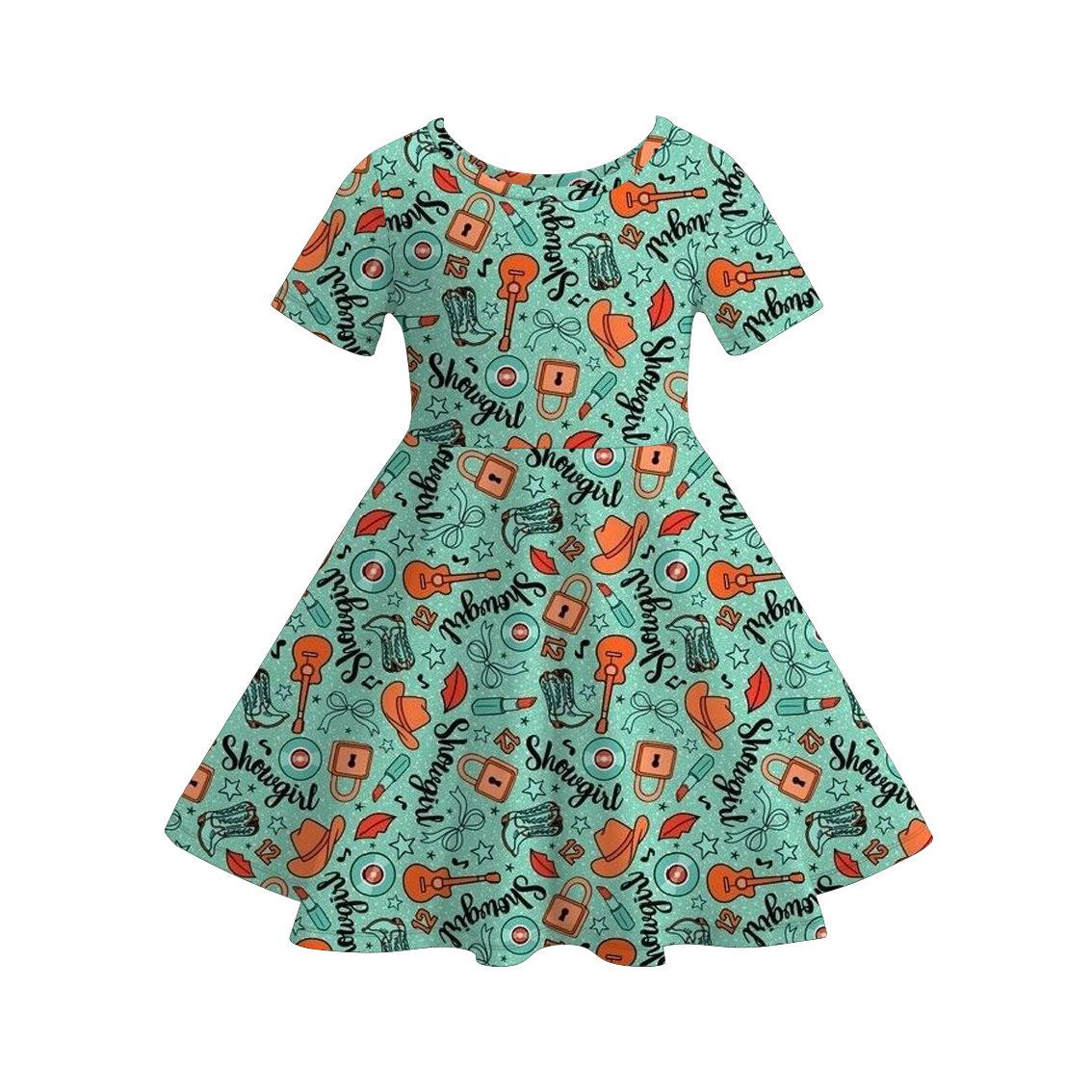 (Pre Order)Girls TS Print Dress
