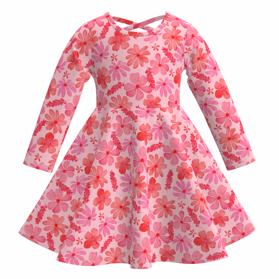 (Pre Order)Mommy and Me Valentine's Day Print Dress