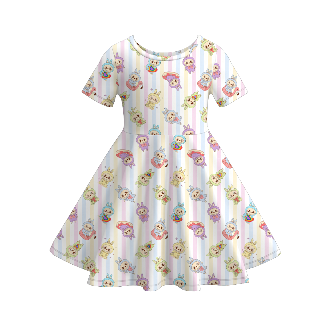(Pre Order)Girls LBB Print Dress
