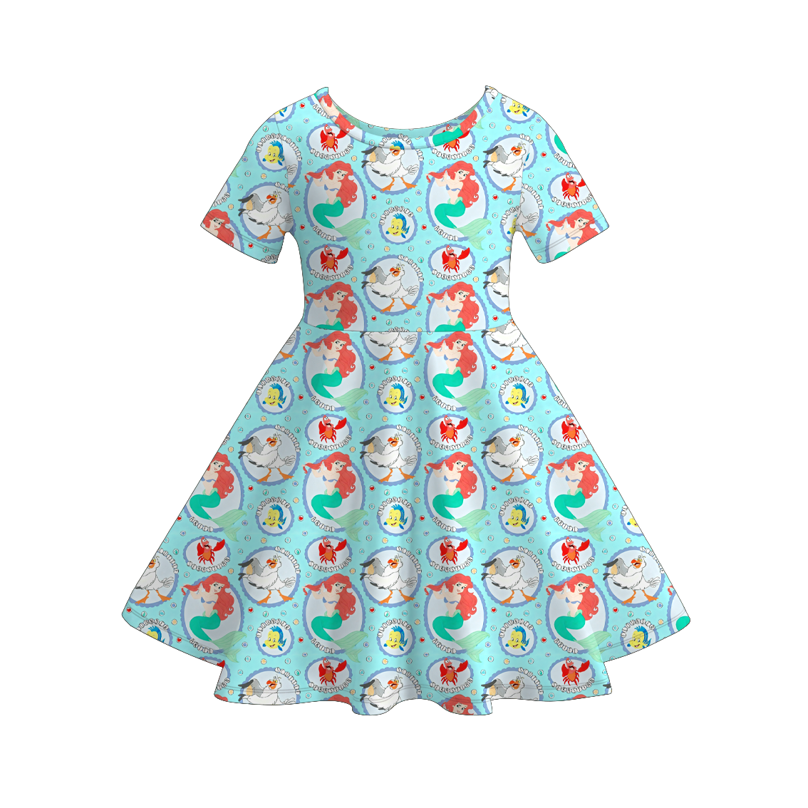(Pre Order)Girls Spring&Summer Princess Print Dress