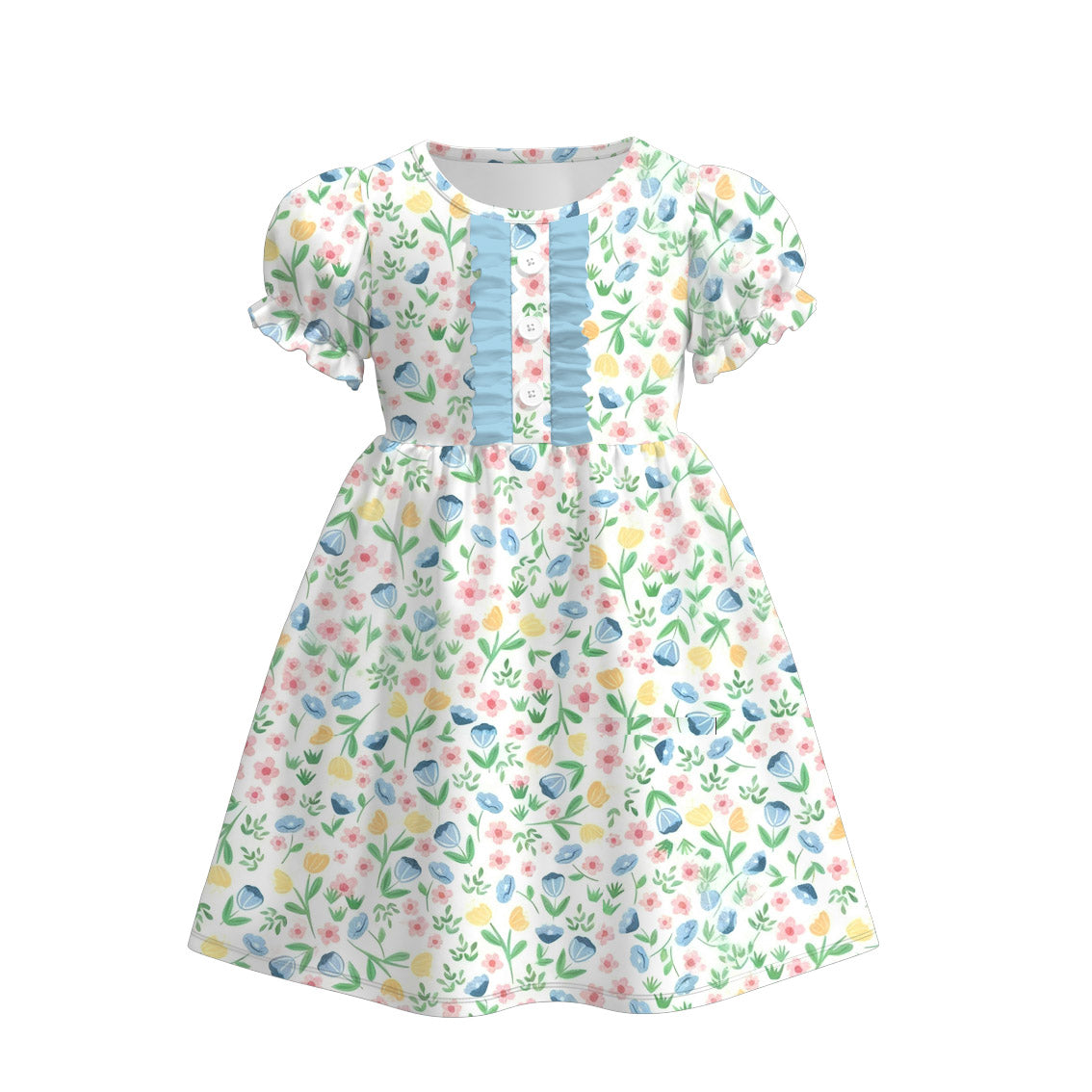 (Pre Order)Sisters Spring Floral Print Dress,Set&Romper