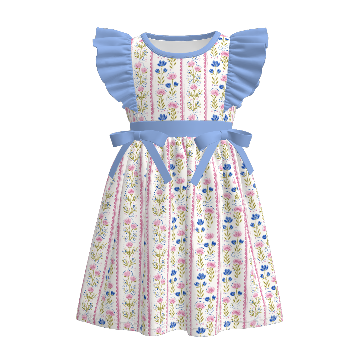 (Pre Order)Sisters Spring&Summer Floral Print Dress,Set&Romper