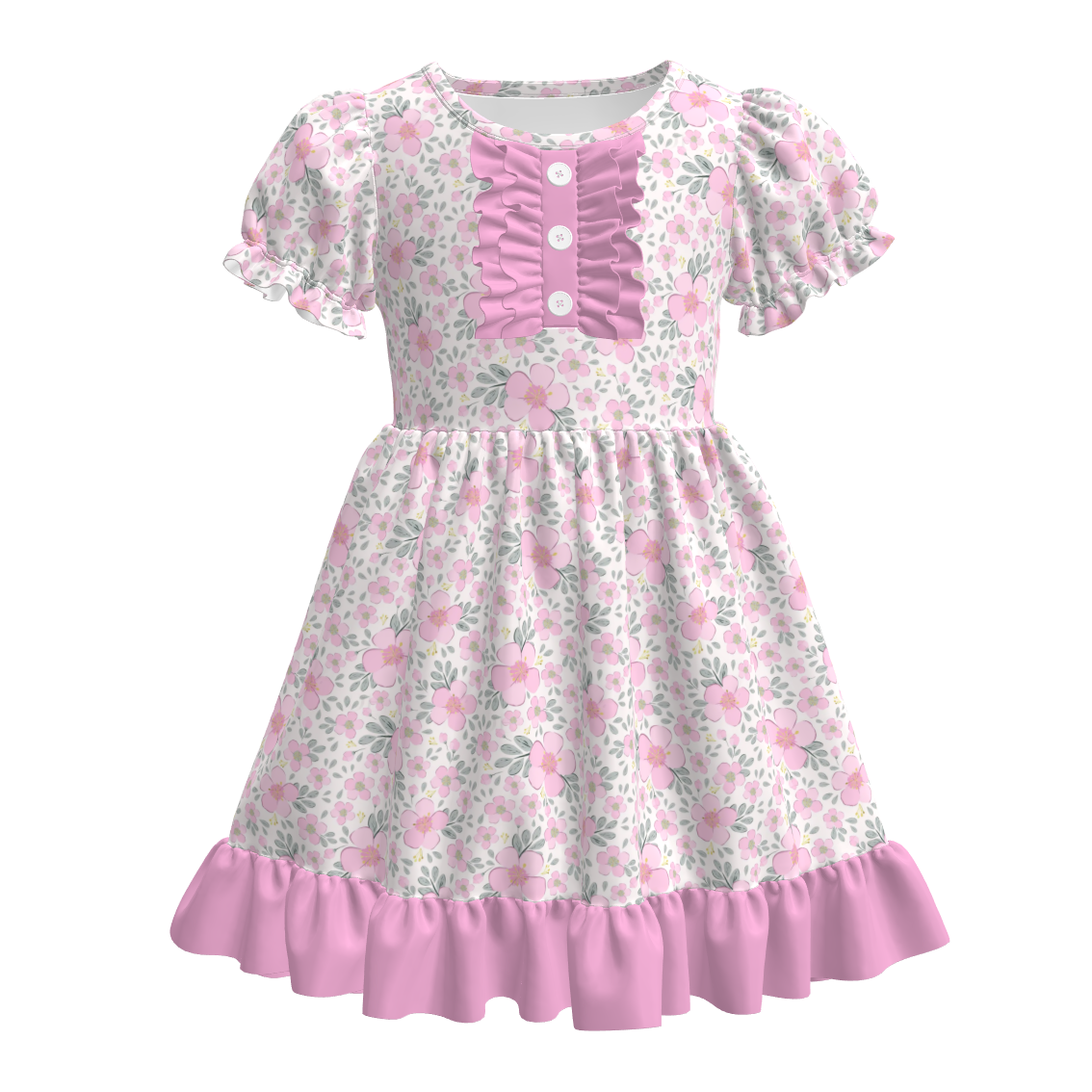 (Pre Order)Sisters Spring&Summer Floral Print Dress&Set