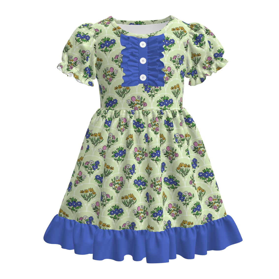 (Pre Order)Sisters Spring&Summer Floral Print Dress&Set