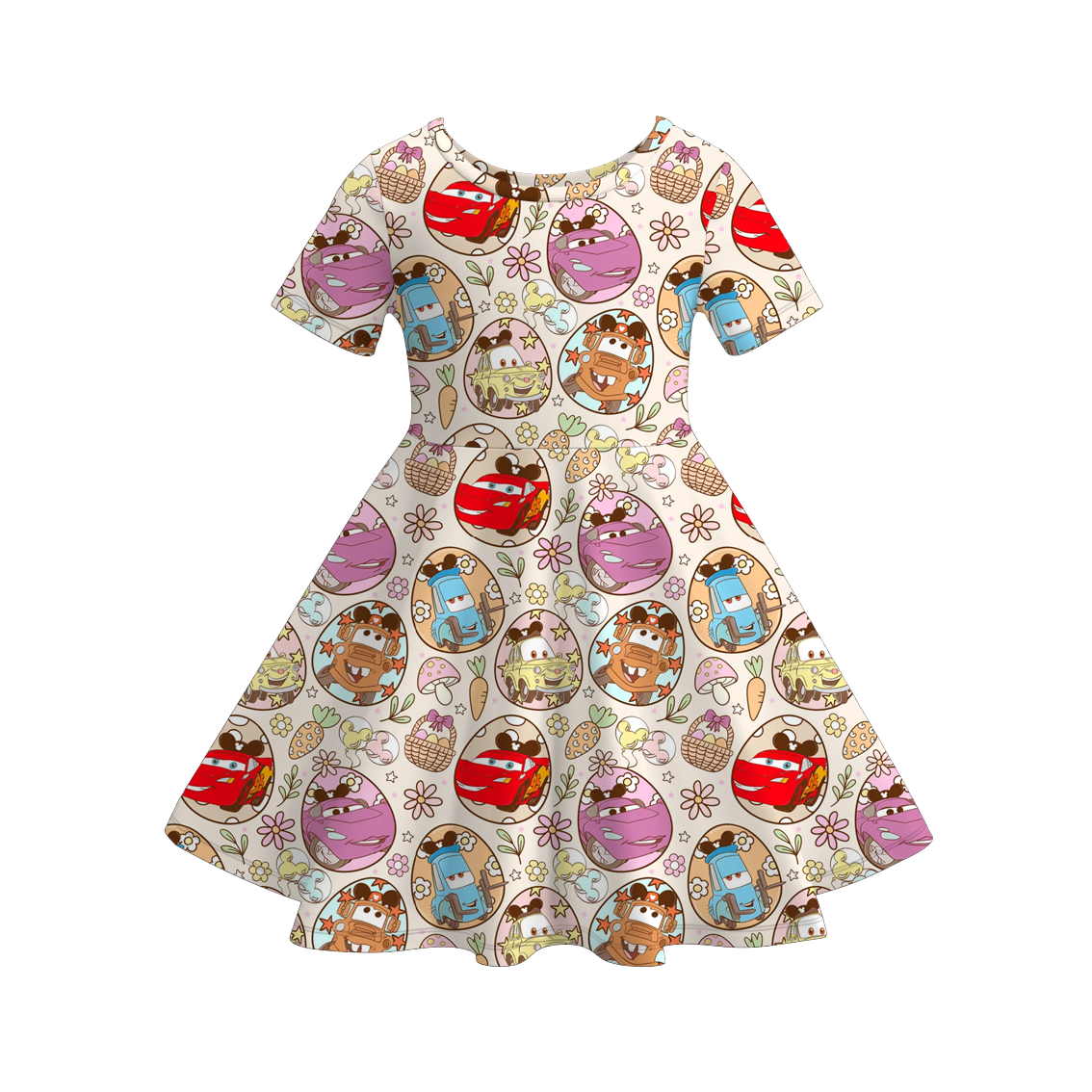 (Pre Order)Girls Easter Movie Character&LBB Print Dress