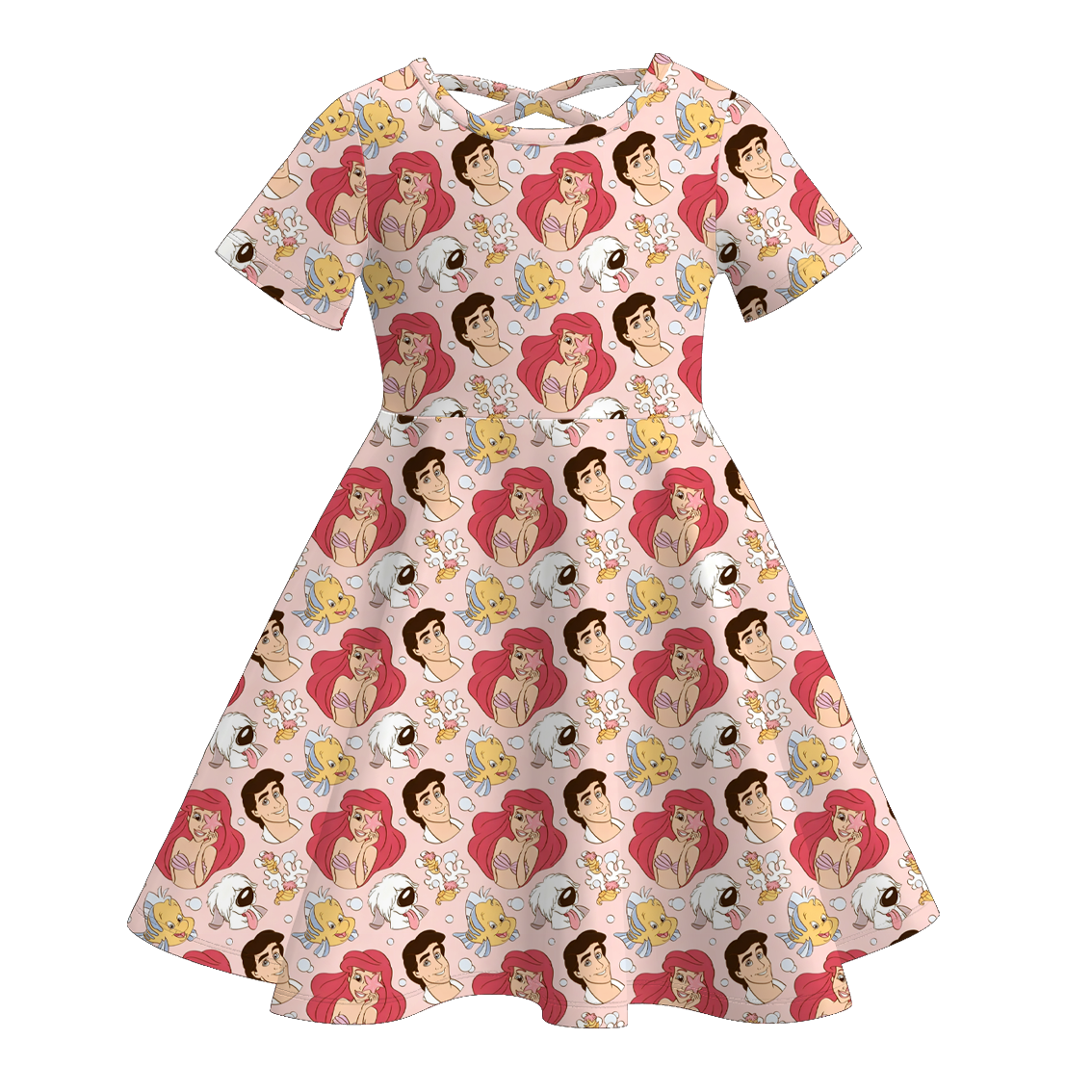 (Pre Order)Girls Spring&Summer Princess Print Dress