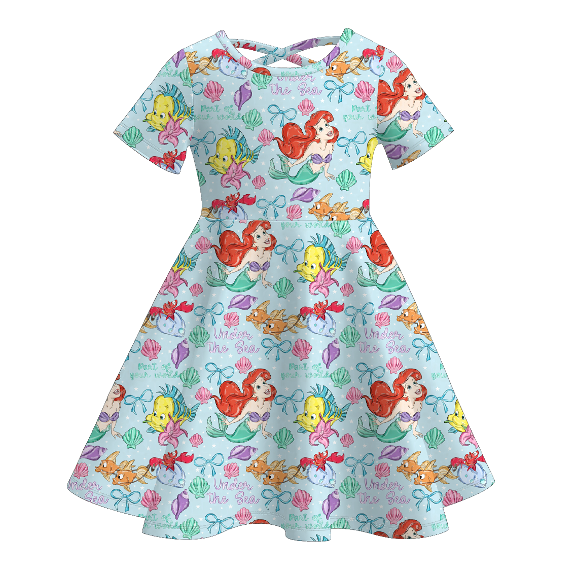 (Pre Order)Girls Spring&Summer Princess Print Dress