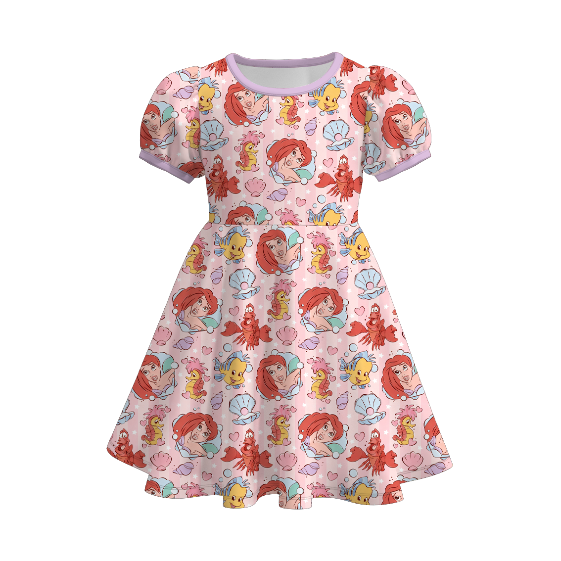 (Pre Order)Girls Spring&Summer Princess Print Dress